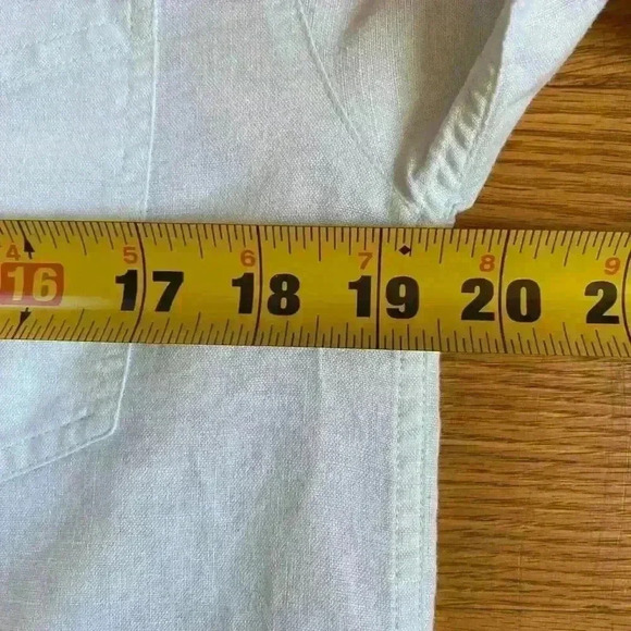 Ann Taylor Women's Button Down Long Sleeve Blouse Top Size XS Mint Green - Picture 5 of 5